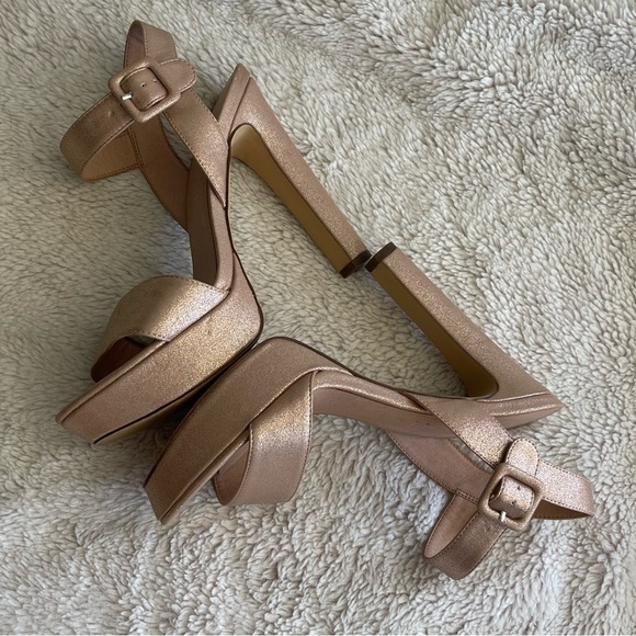 Madden girl Rolloo pink sparkly platform heels - Picture 5 of 10